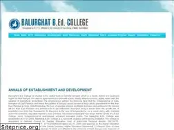 Sites similar to balurghatbedcollege.org