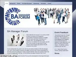Sites similar to bamanagerforum.org