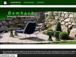 Sites similar to bambach-galabau.de