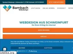 Sites similar to bambach-webdesign.de