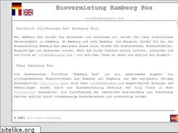 Sites similar to bambergbus.com