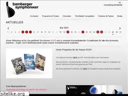 Sites similar to bamberger-symphoniker.de