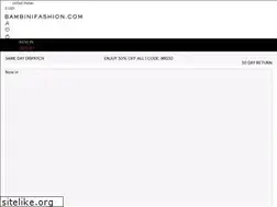 Sites similar to bambinifashion.com