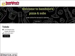 Sites similar to bambinospizza.menu