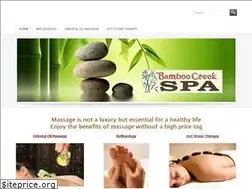Sites similar to bamboocreekspa.com