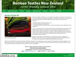 Sites similar to bambootextiles.co.nz