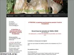 Sites similar to bambouwallonie.com