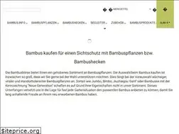 Sites similar to bambus.de