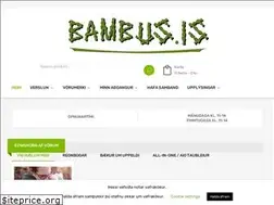 Sites similar to bambus.is
