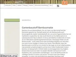 Sites similar to bambusmatte.eu