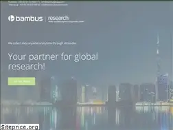 Sites similar to bambusresearch.com