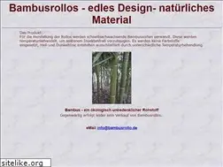 Sites similar to bambusrollo.de