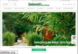 Sites similar to bambuswald.de