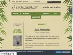 Sites similar to bambuszkerteszet.hu