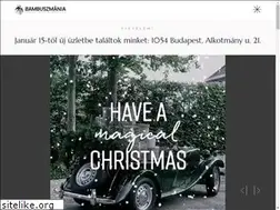 Sites similar to bambuszmania.hu