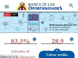 Sites similar to bancadelasoportunidades.gov.co