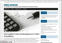 Sites similar to bancamagazine.it