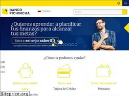 Sites similar to bancopichincha.com.co