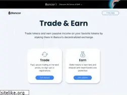 Sites similar to bancor.network