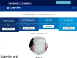 Sites similar to bancosaenz.com.ar