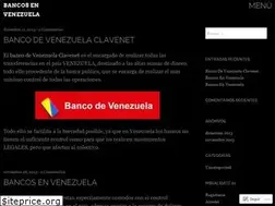 Sites similar to bancosvenezuela.wordpress.com
