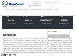 Sites similar to bancredit.md