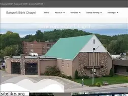 Sites similar to bancroftbiblechapel.org