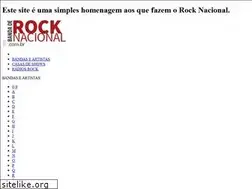Sites similar to bandaderocknacional.com.br