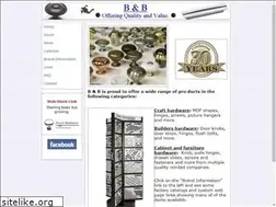 Sites similar to bandbhardware.com