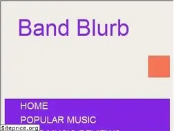 Sites similar to bandblurb.com