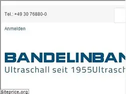 Sites similar to bandelin.com