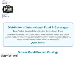 Sites similar to bandifoods.com