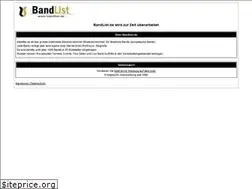Sites similar to bandlist.de