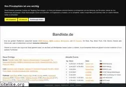 Sites similar to bandliste.de