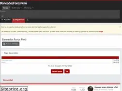 Sites similar to baneadosforosperu.com