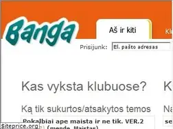 Sites similar to banga.tv3.lt