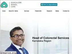Sites similar to bangalorebowelcare.com