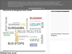 Sites similar to bangalorebusguide.blogspot.com