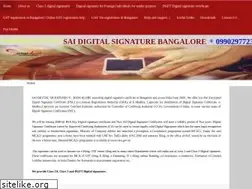 Sites similar to bangaloredigitalsignature.com