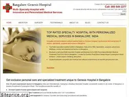 Sites similar to bangaloregenesishospital.com