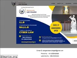 Sites similar to bangalorelawcollege.in
