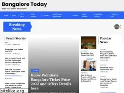 Sites similar to bangaloretoday.in