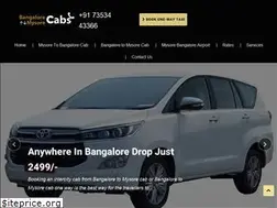 Sites similar to bangaloretomysorecab.com