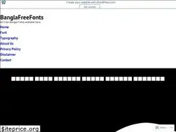 Sites similar to banglafreefonts.wordpress.com