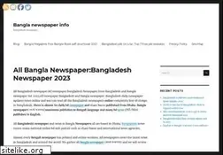 Sites similar to banglanewspaperinfo.com