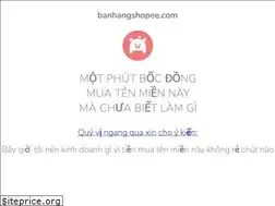Sites similar to banhangshopee.com