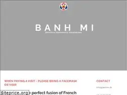 Sites similar to banhmi.dk