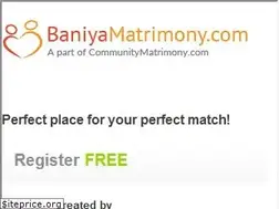 Sites similar to baniyamatrimony.com