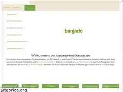 Sites similar to banjado-briefkasten.de