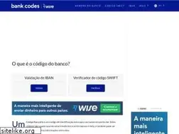 Sites similar to bank-codes.com.br